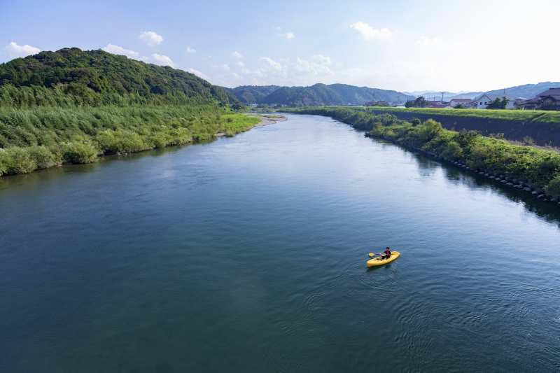 高津川と匹見川