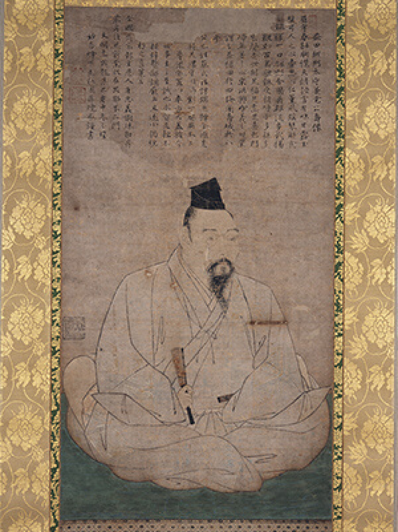紙本著色益田兼堯像